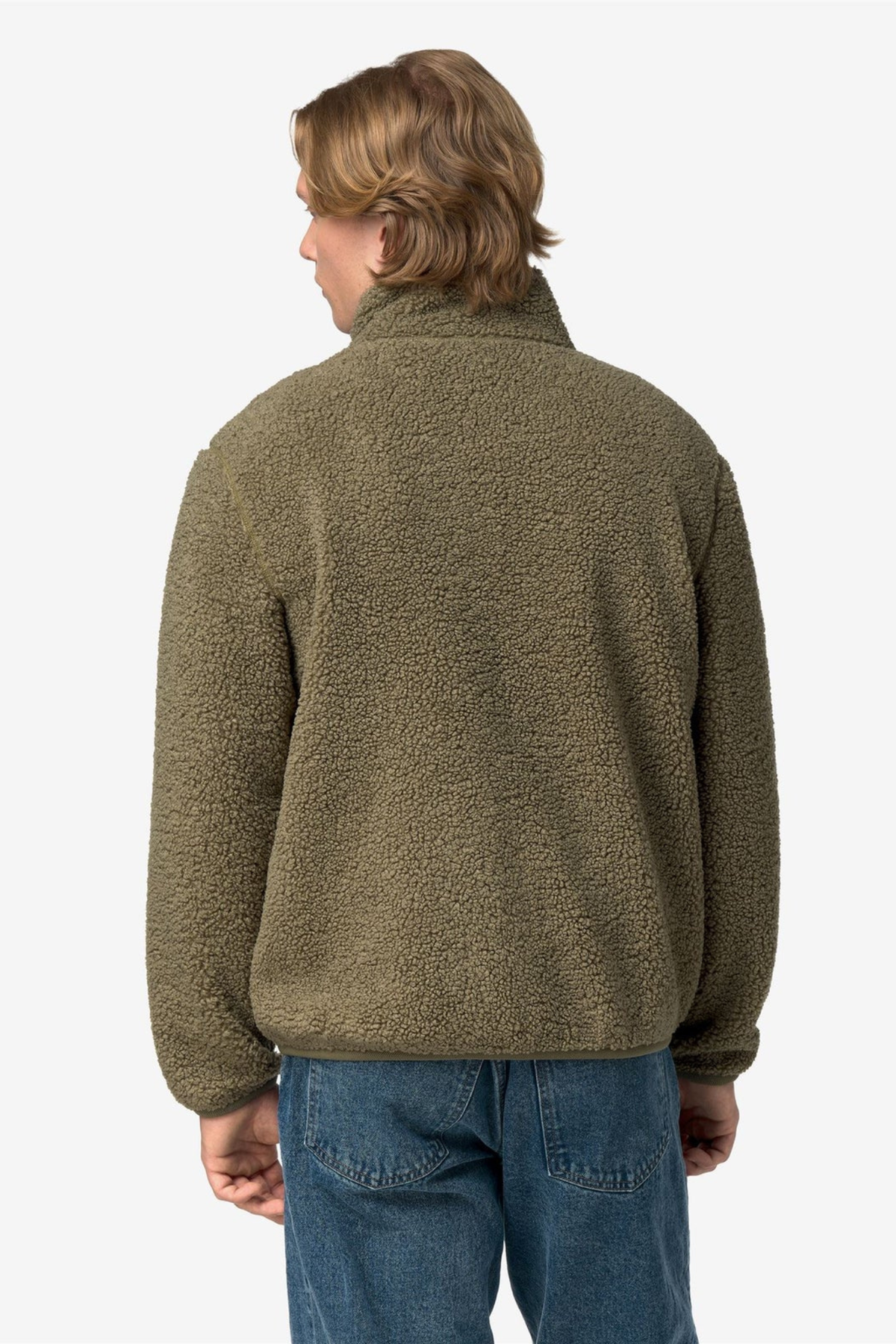 PASCAL SHERPA POLAR DUBBELE FLEECE - GREEN BALSAM / GREY ASH