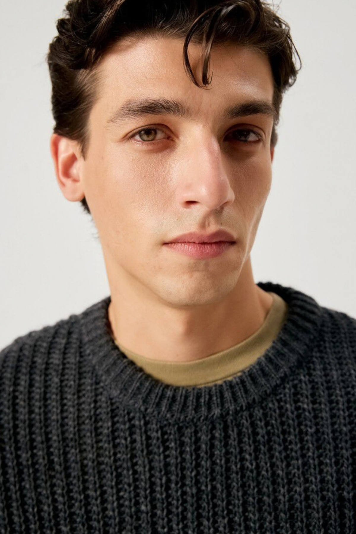 CYROW SWEATER MEN - ANTHRACITE CHINE
