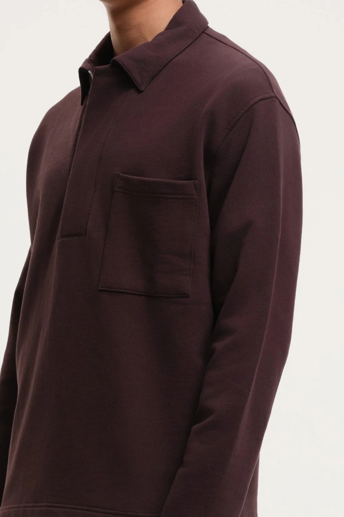 SWEAT-SHIRT SLEETWAY - BORDEAUX FONCÉ