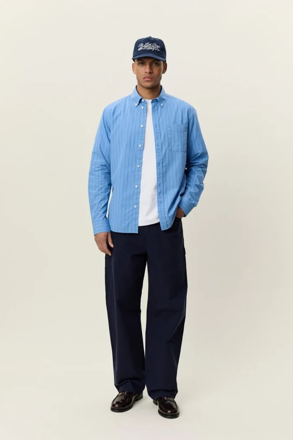 STRIPE POPLIN SHIRT - ALLURE