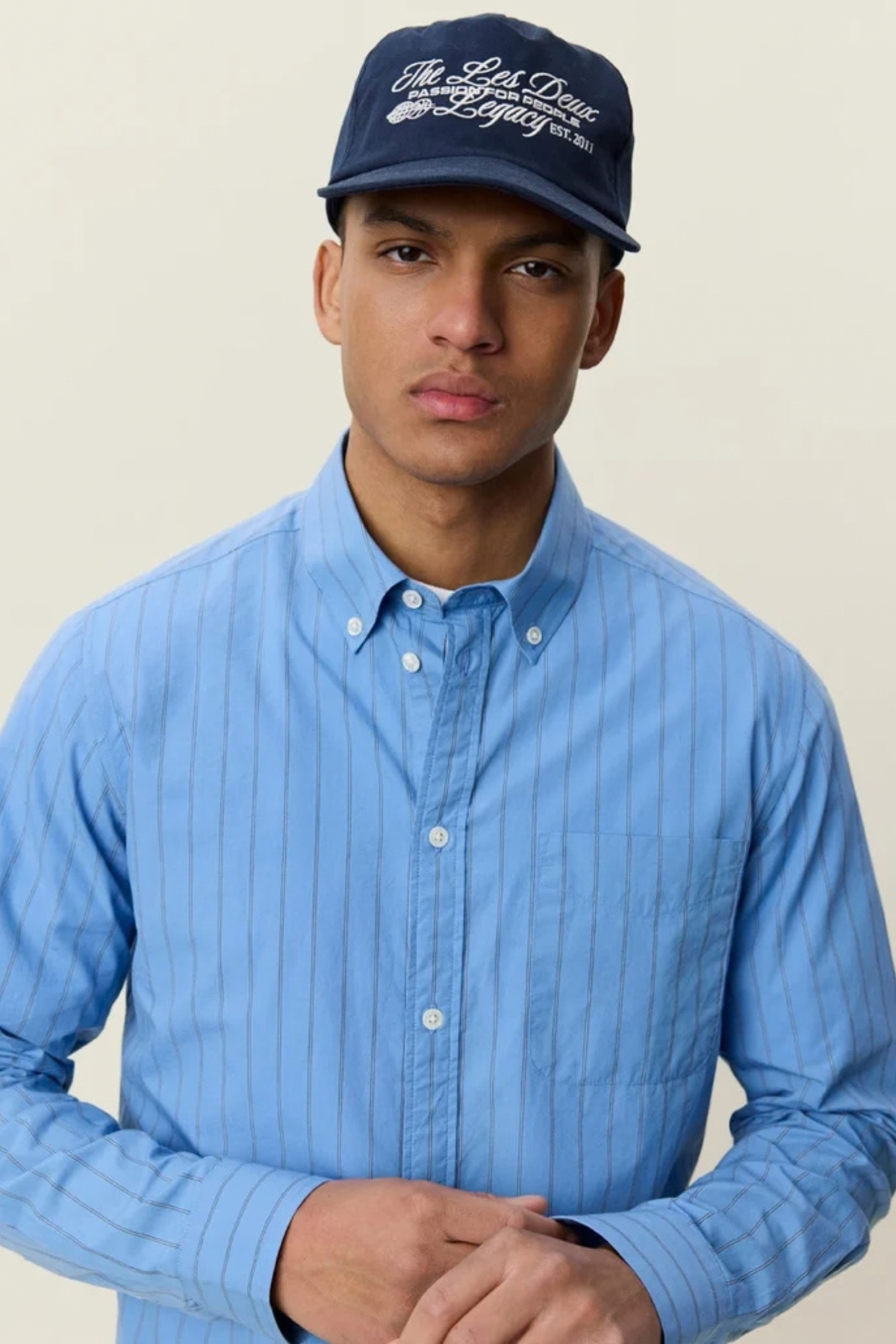 STRIPE POPLIN SHIRT - ALLURE