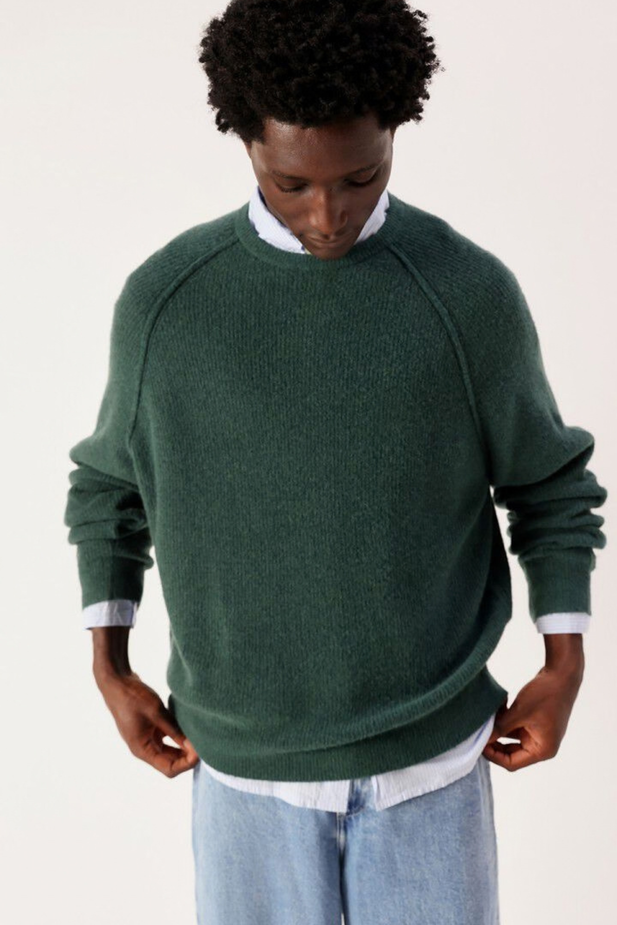 DAMSVILLE SWEATER MEN - CEDRE CHINE