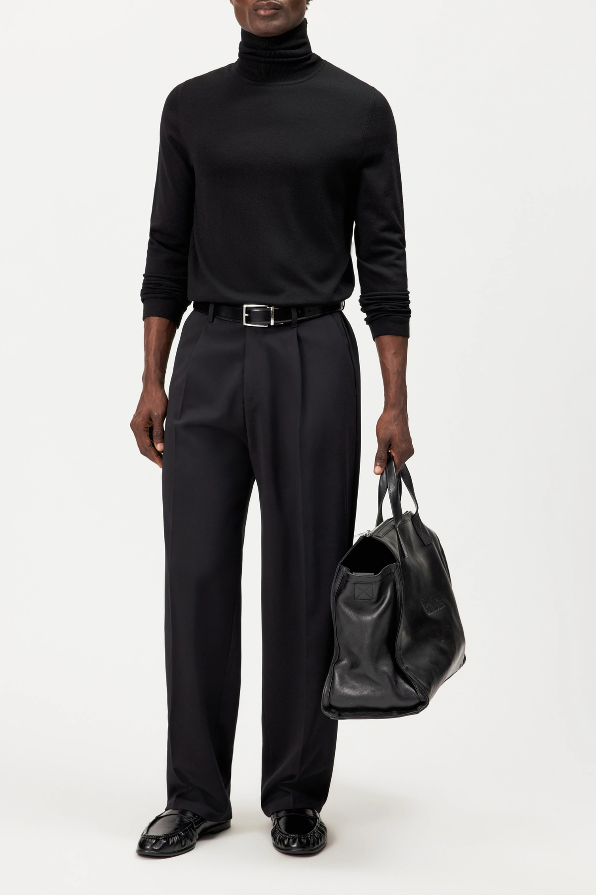 RIKKAD TROUSERS - BLACK