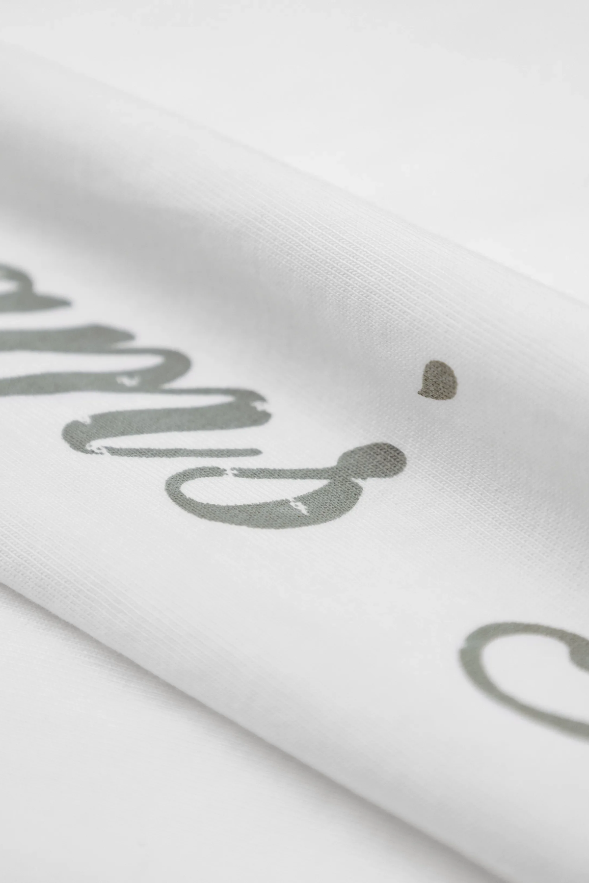 DISTRESSED SCRIPT LOGO LONGSLEEVE - OFF-WHITE