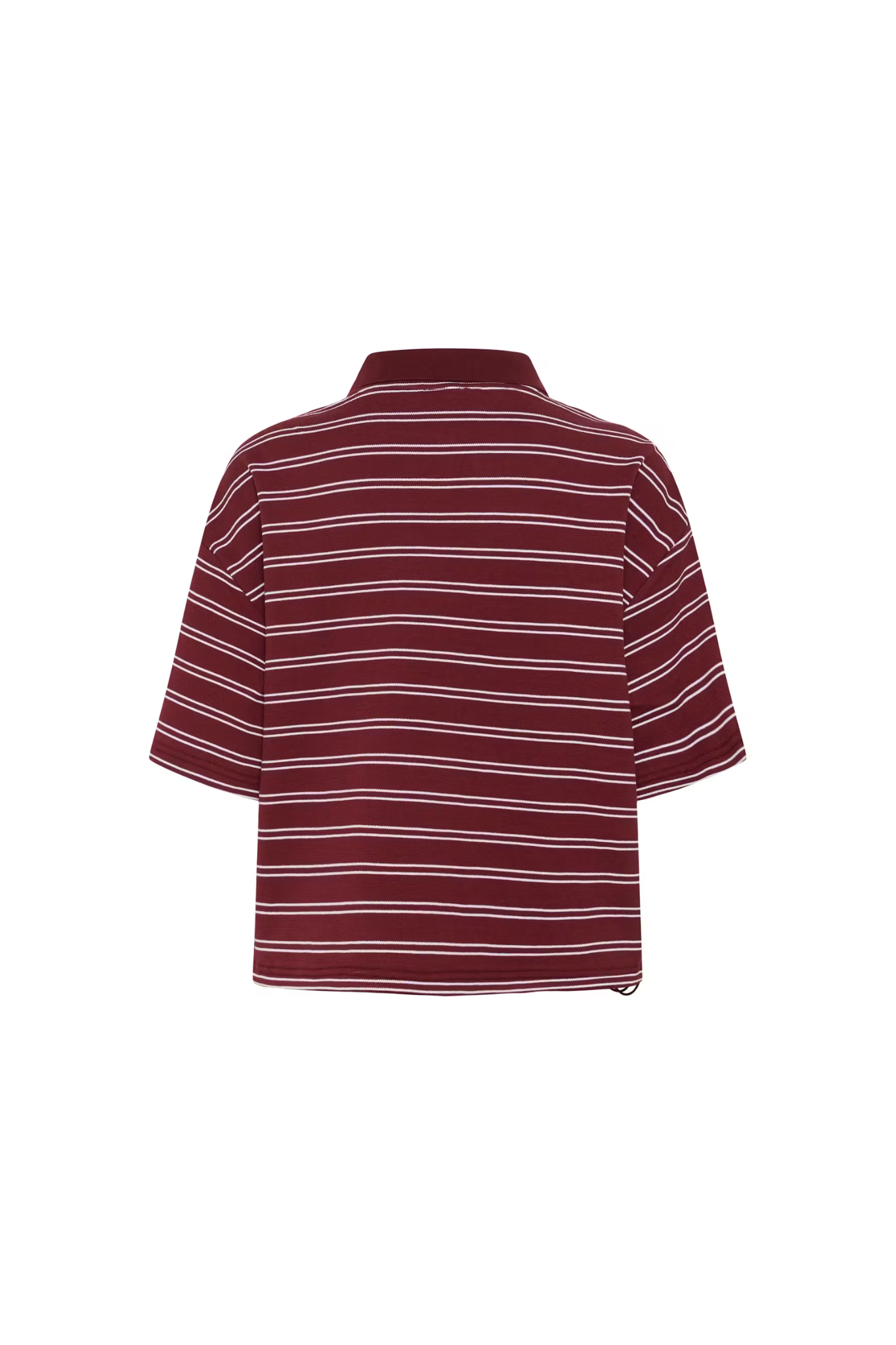 PILOVA POLO SHIRT - CABERNET STRIPED