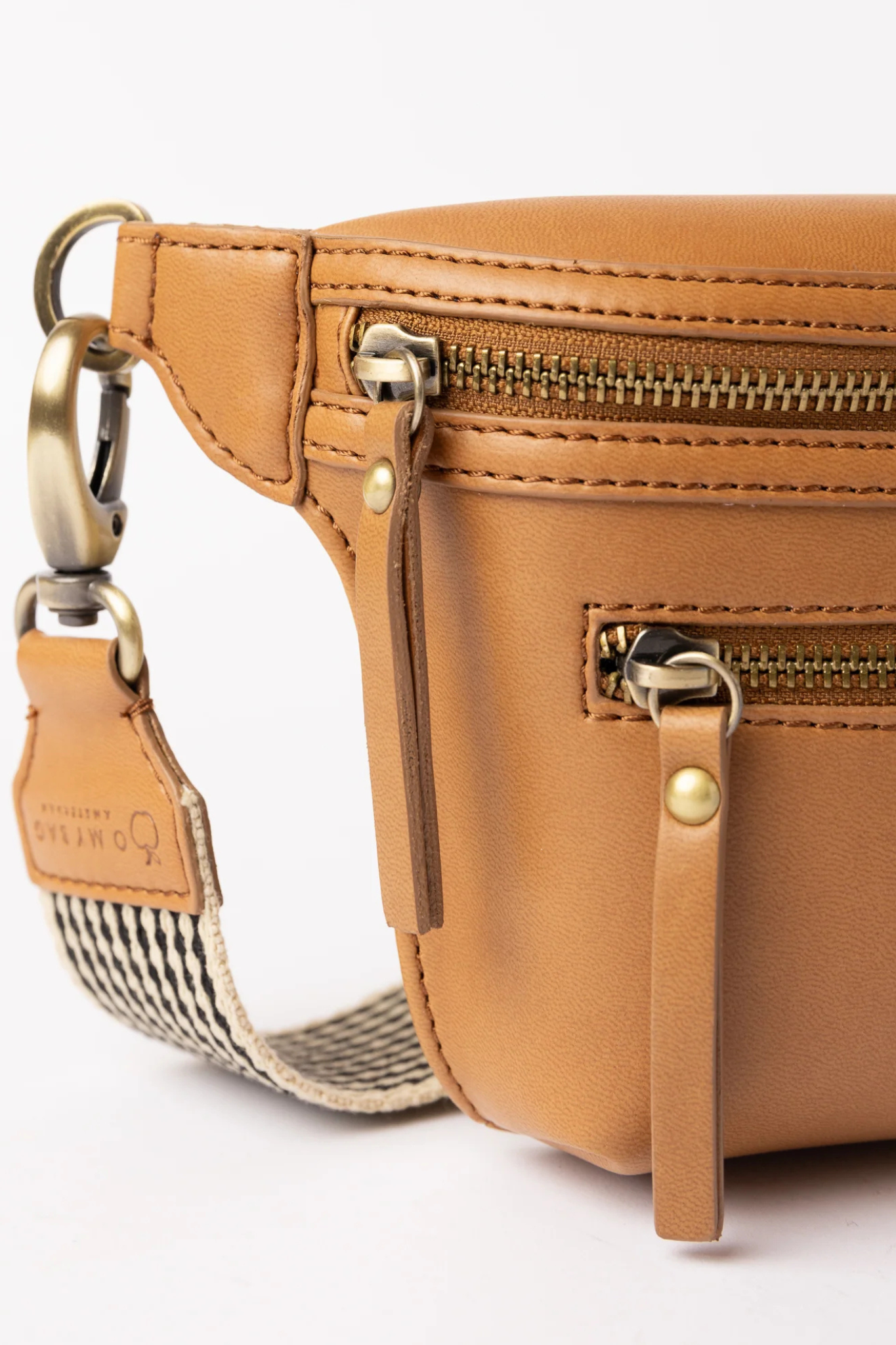 BECK'S BUMBAG - COGNAC VEGAN UPPEAL