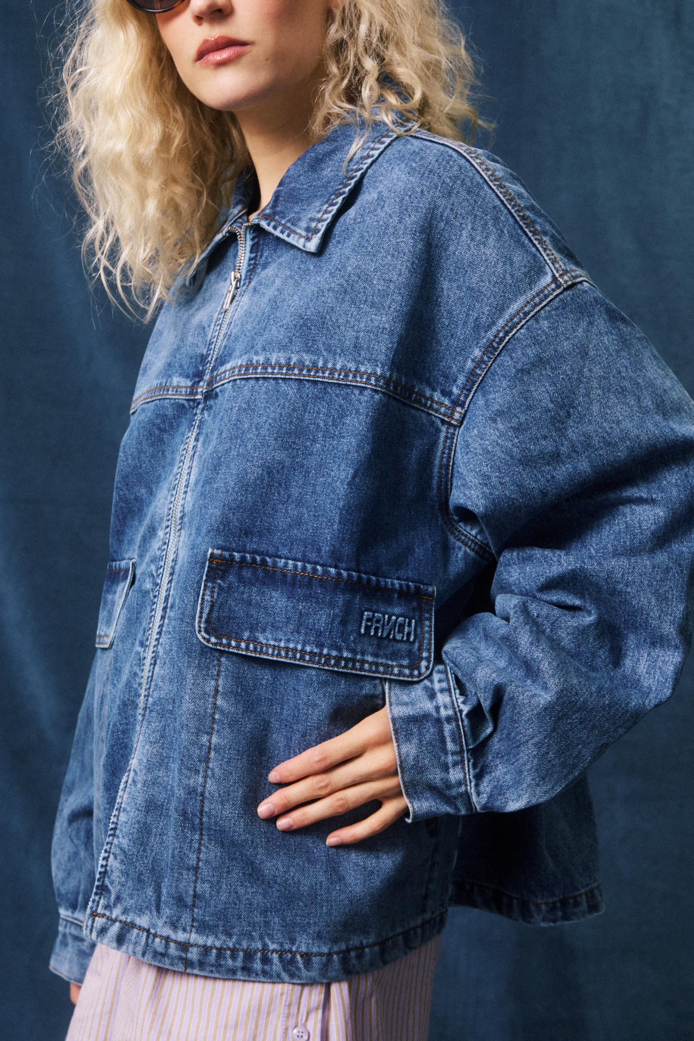 CHIARA VEST - BLUE JEANS