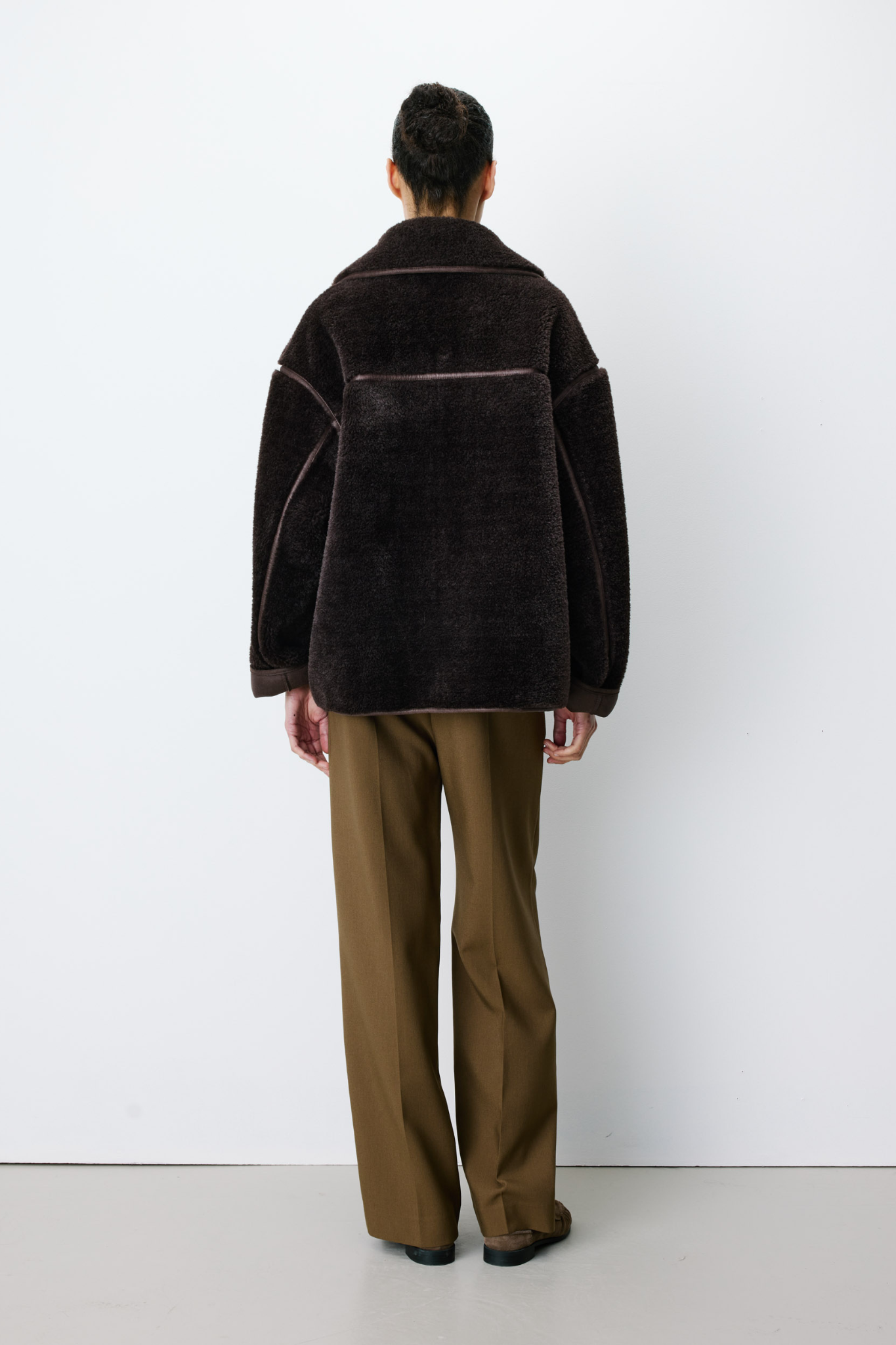 AMELIO COAT - CHOCOLAT