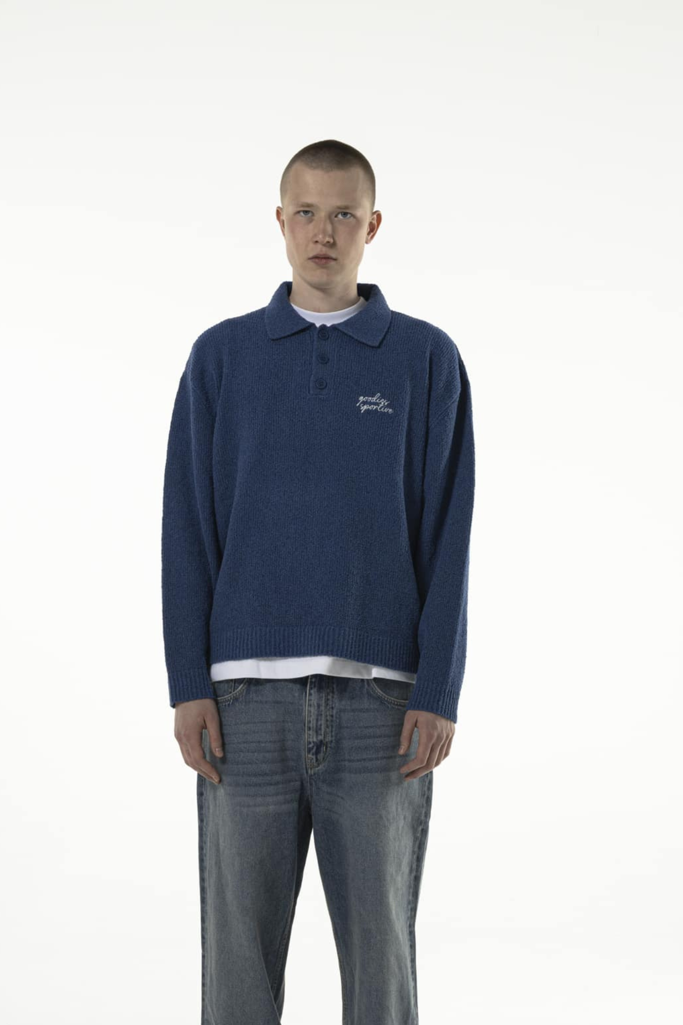 BLUE CACTUS POLO - BLUE