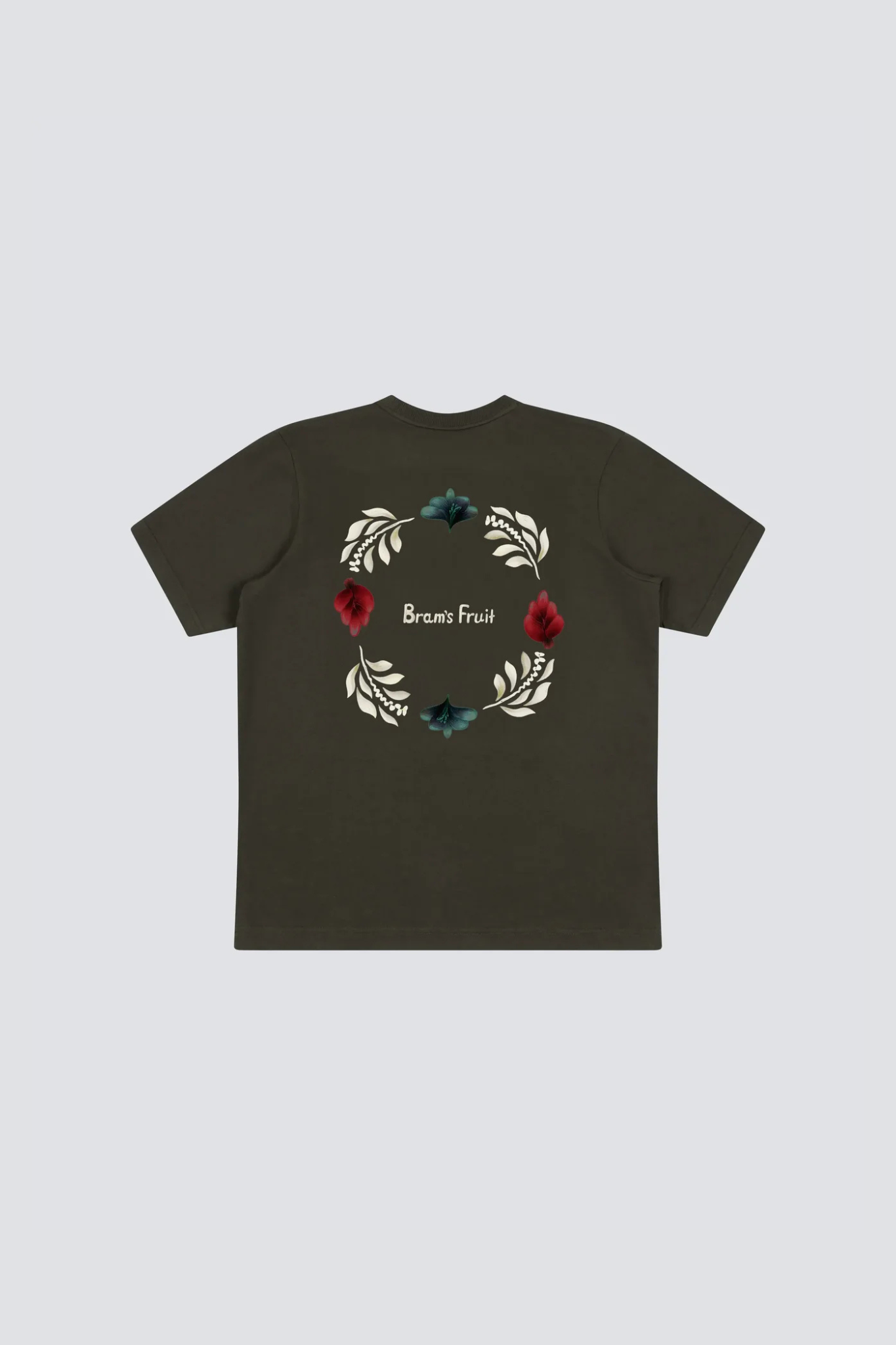 FLORA T-SHIRT - SOLID CHARCOAL BLACK