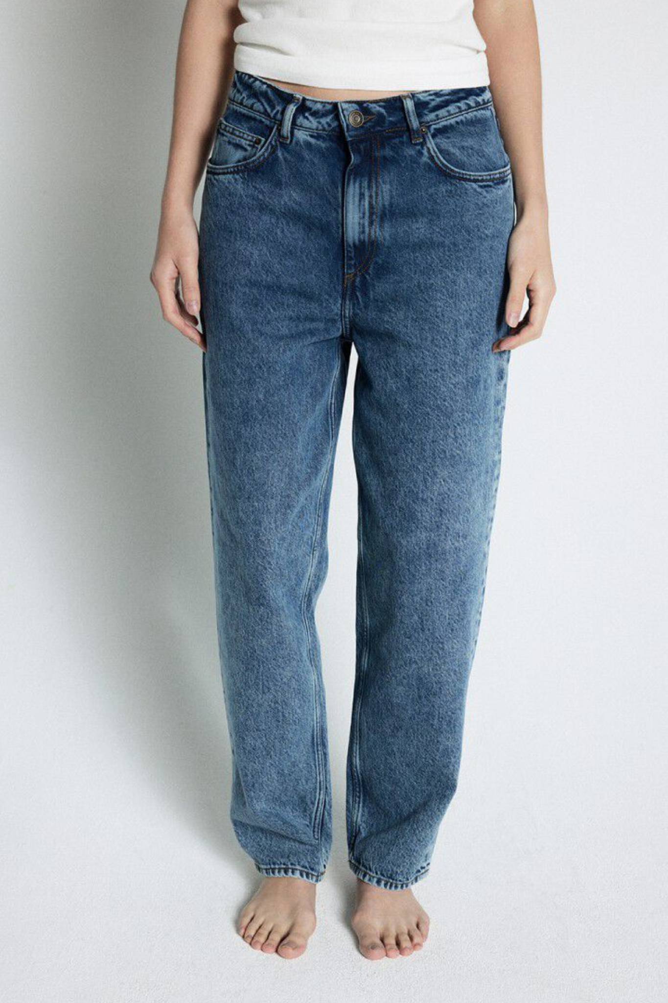 JOYBIRD-B 5 POCKETS JEANS - STONE