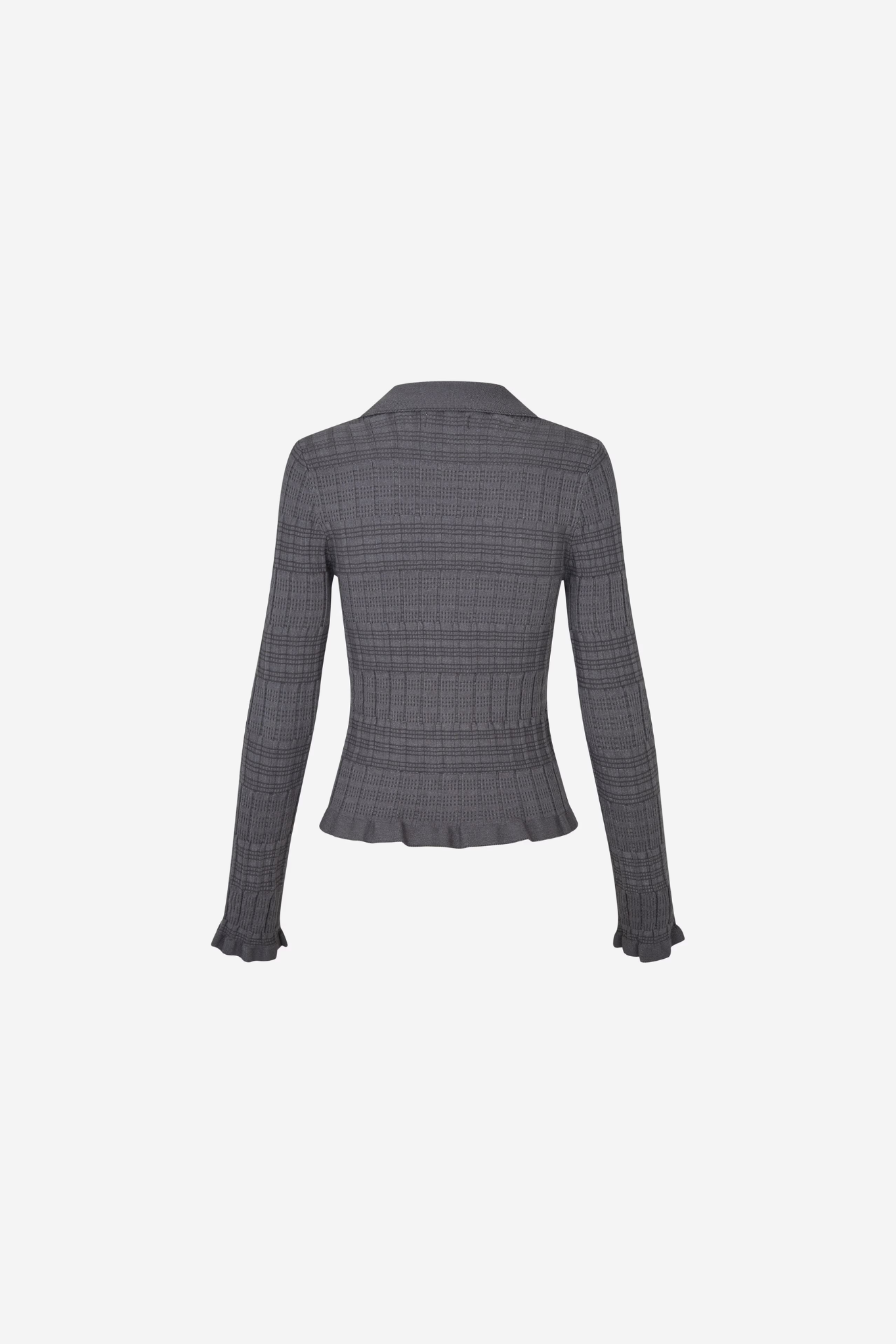 YELIA LS CARDIGAN - DARK GREY MEL