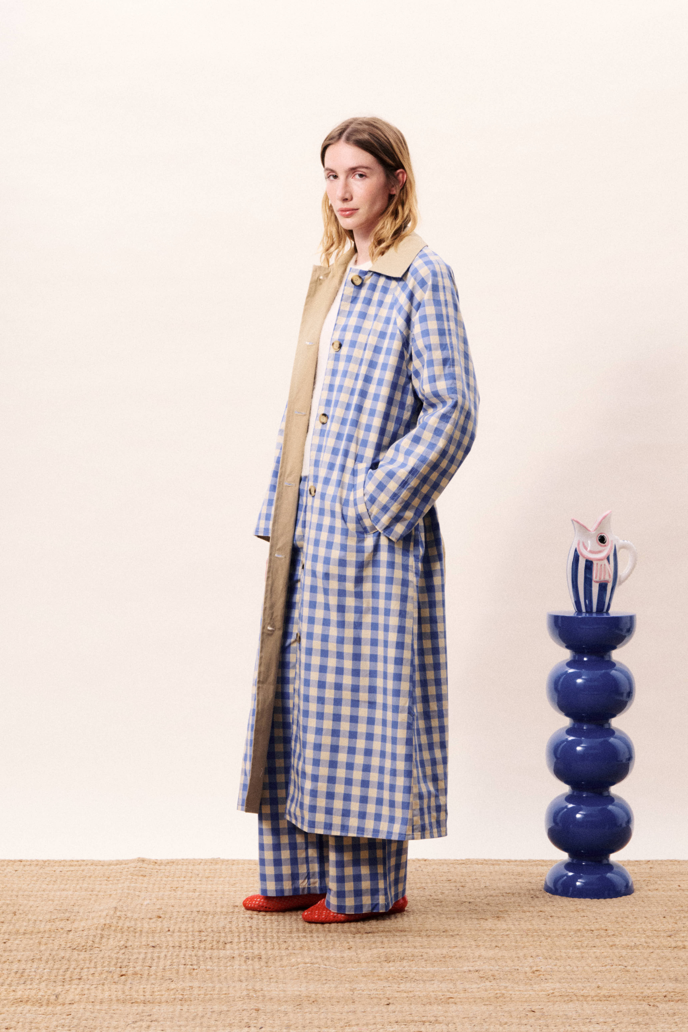 POCAHONTAS COAT - AZURE BLUE