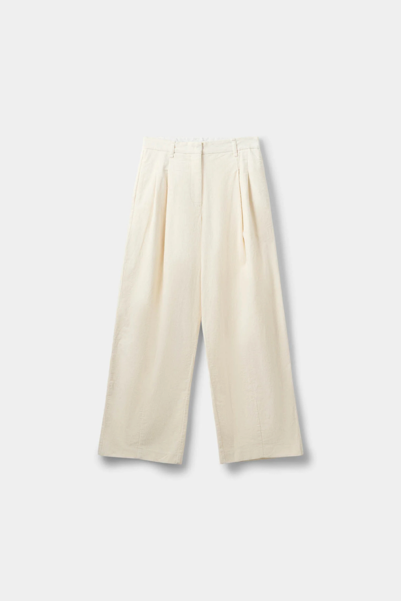 CORLIE CORDUROY PANTS - OFF WHITE