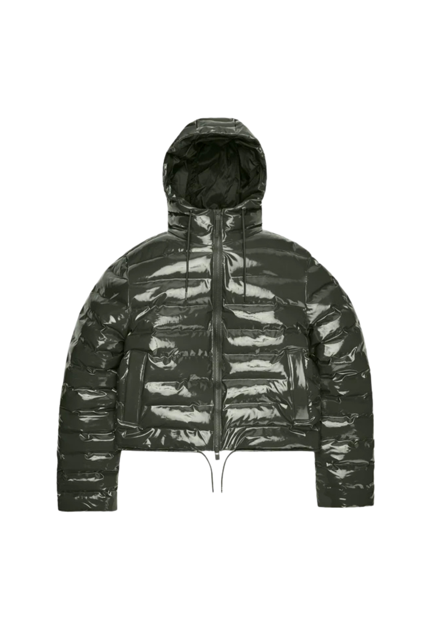 LOHJA SHORT PUFFER JACKET W3T2 - SWAMP
