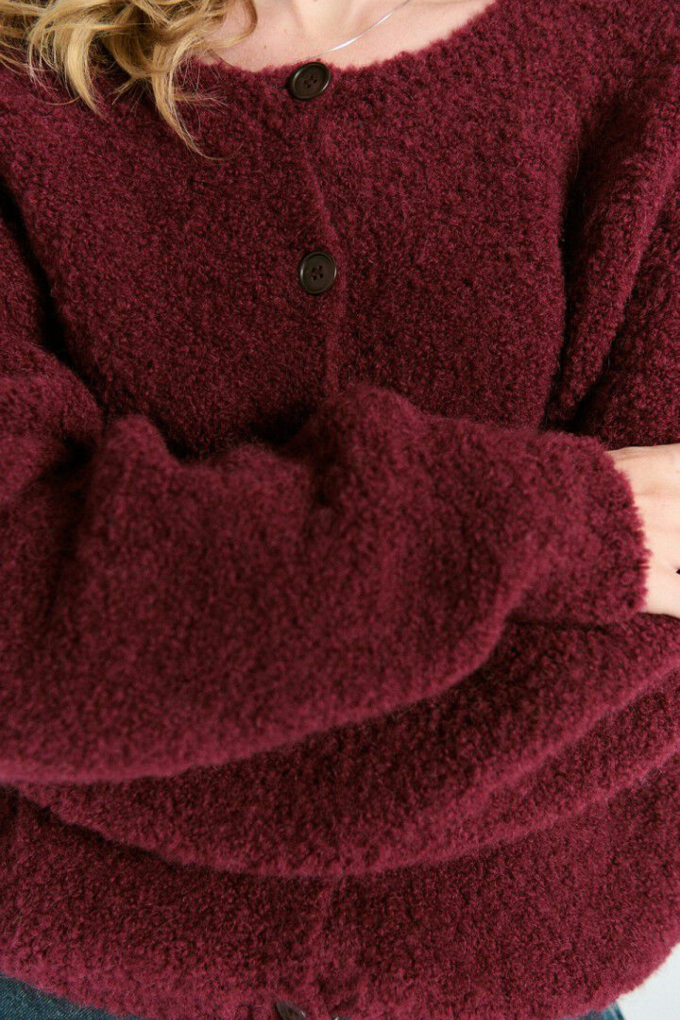 ZOLLY SWEATER - POMEGRANATE MELANGE