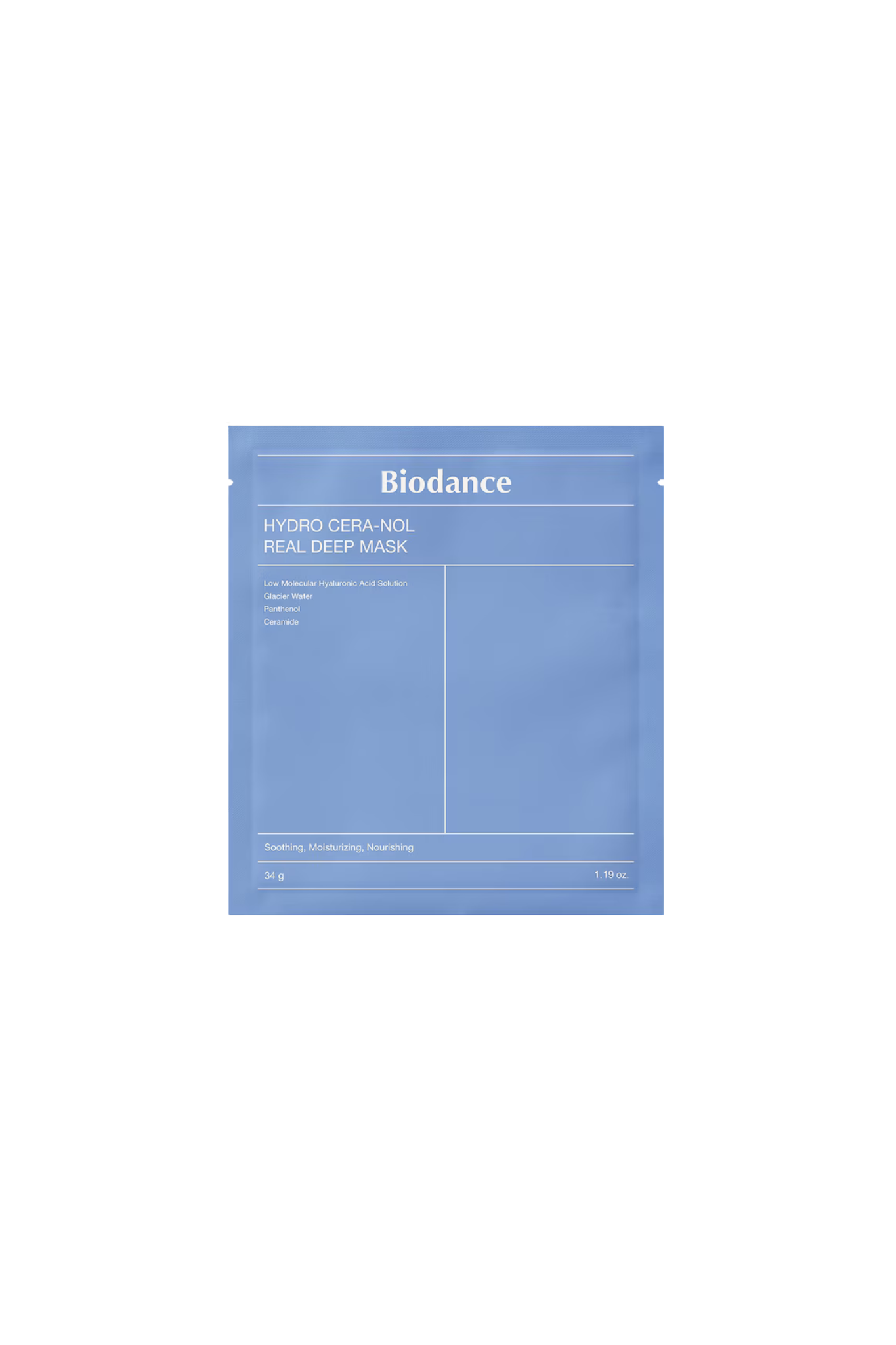 [EU}HYDRO CERA-NOL REAL DEEP MASK 1BOX (34G*4EA)