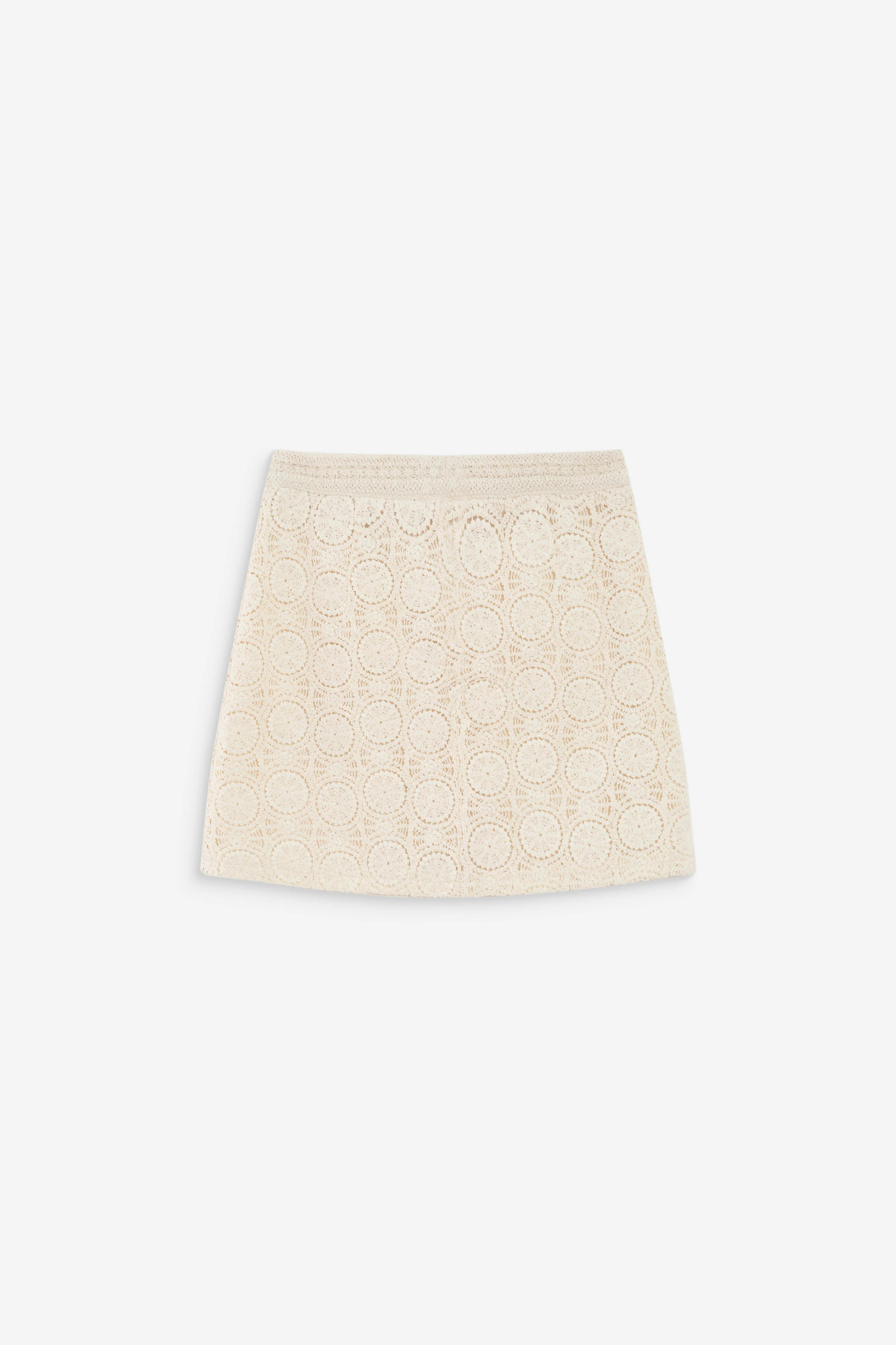VICTORIA MINI SKIRT - ECRU