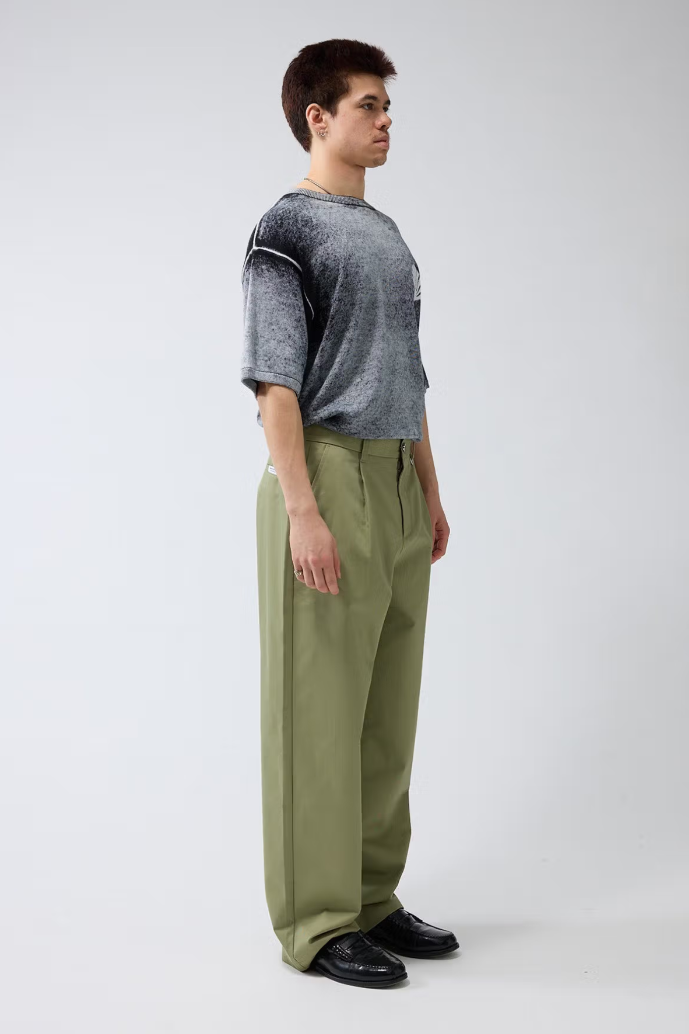 REWORKED PANTS - OLIVE