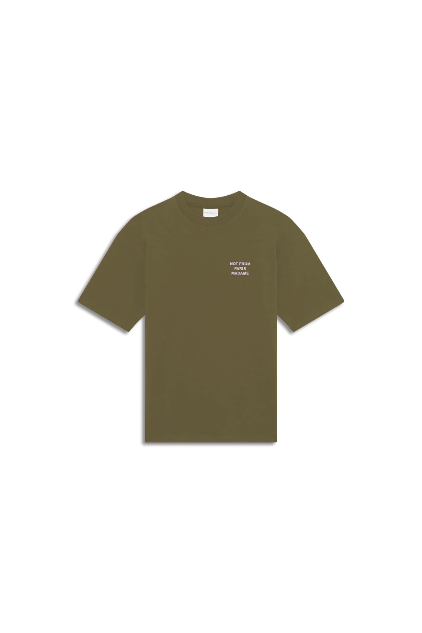 LE T-SHIRT SLOGAN - KHAKI