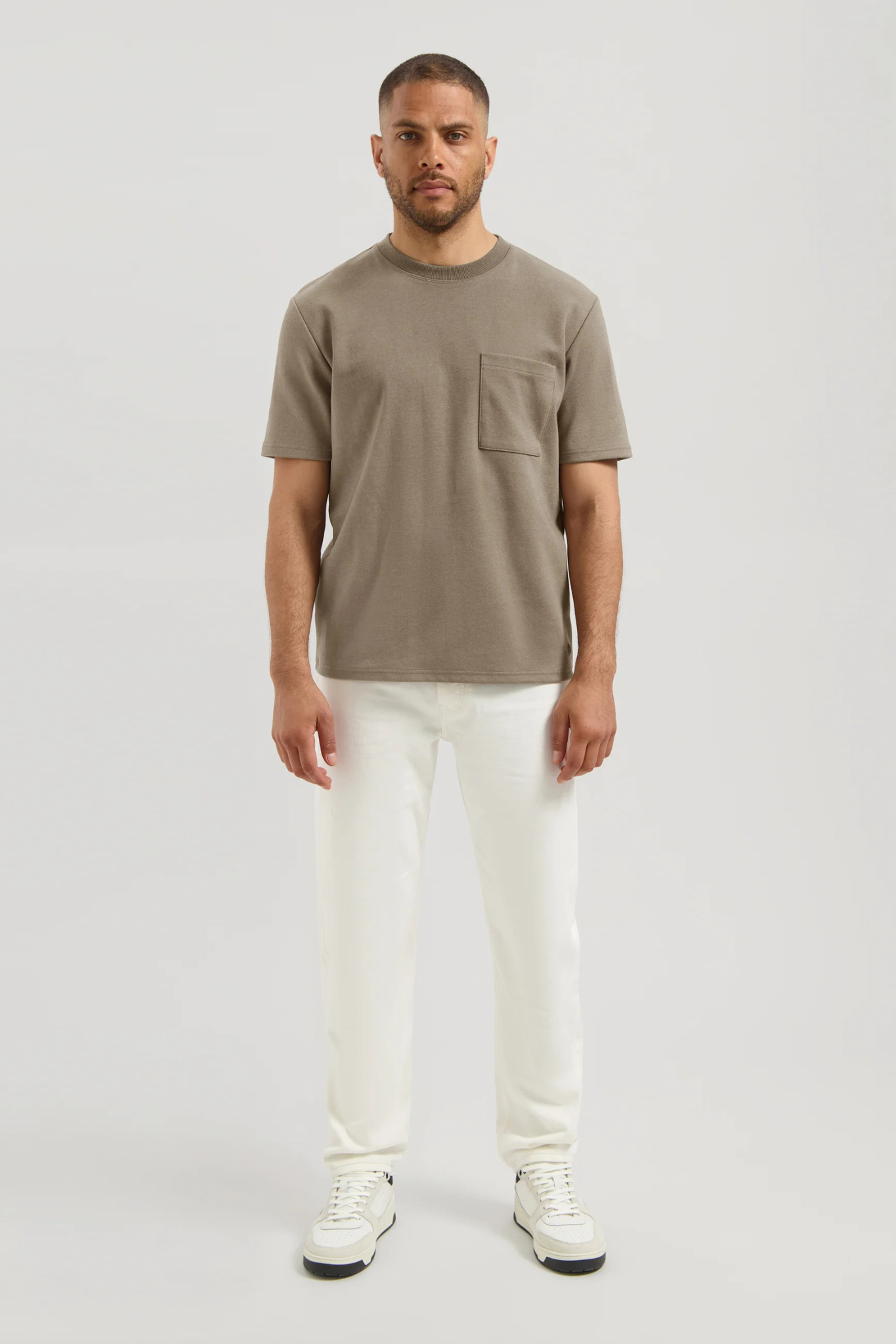 EBBE BOXY FIT T-SHIRT - VINTAGE KHAKI