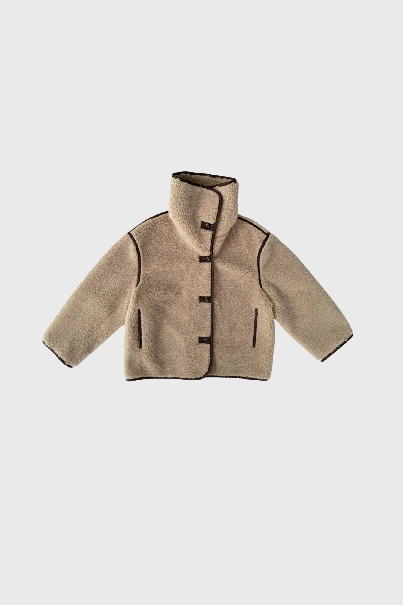 DAJANA PILE JACKET - BIRCH