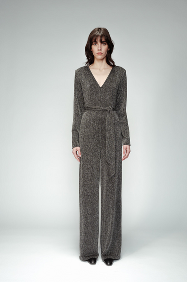 OLIVIA JUMPSUIT - ARGENT