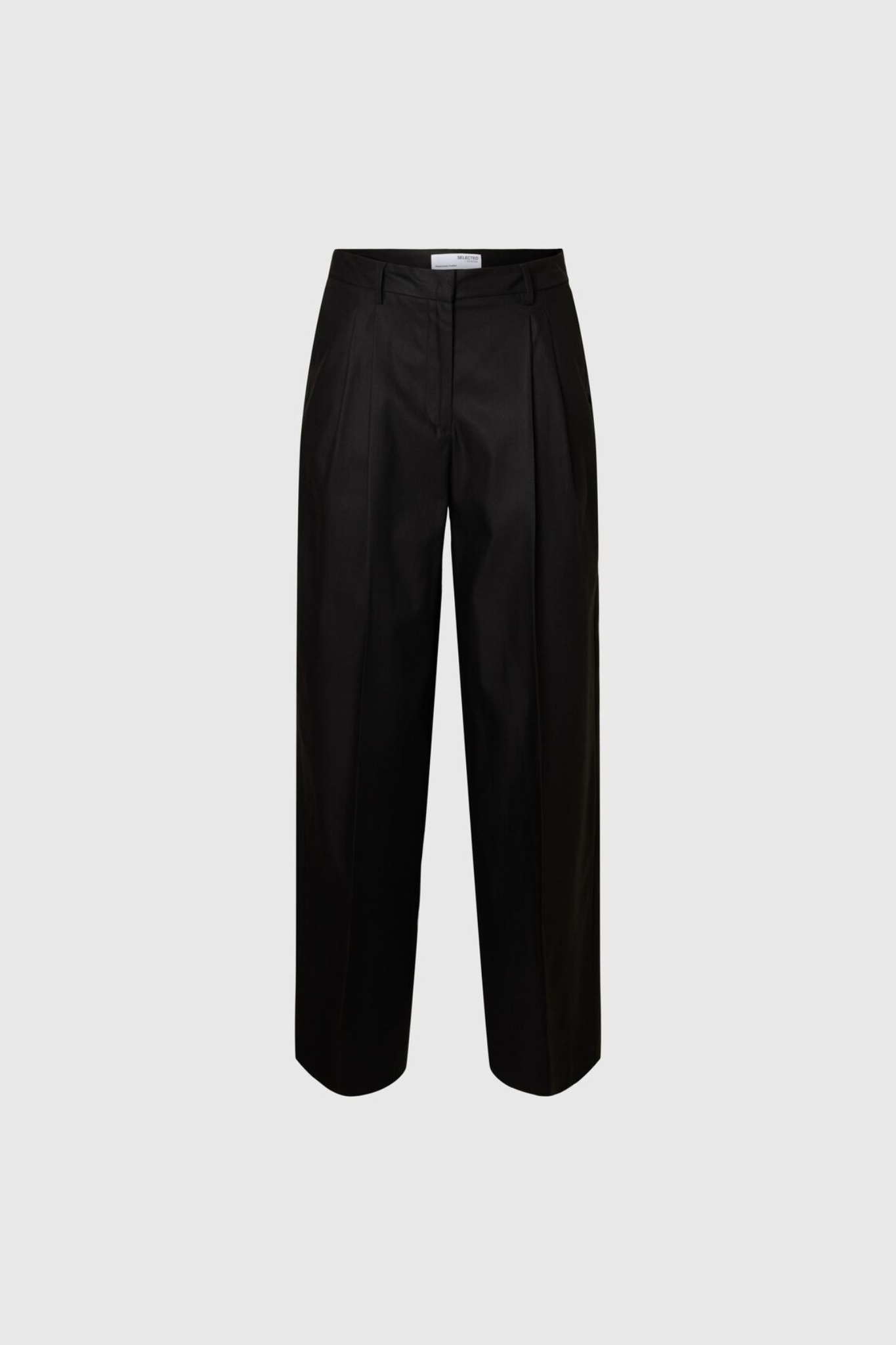 SLFDORA-MERLA HW EXTRA WIDE PANTS - BLACK