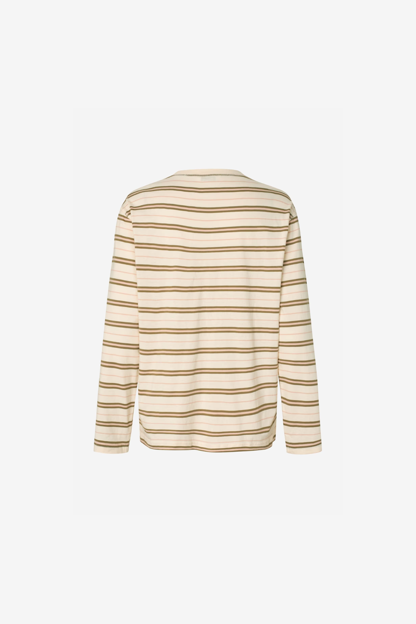 KULLA LS T-SHIRT - ROSE CREAM STRIPE