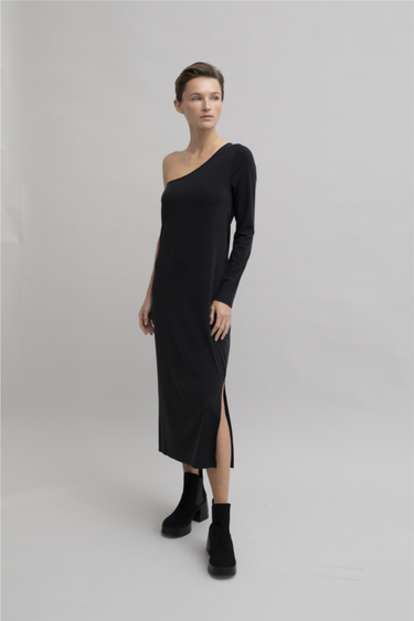 GANGES DRESS - BLACK