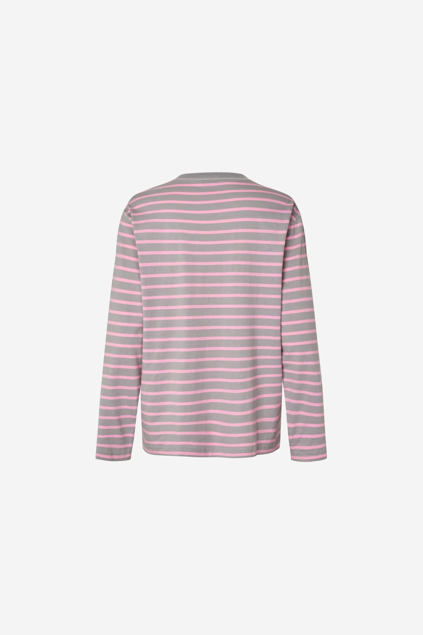 KULLA LS STRIPE T-SHIRT - BONBON GRAY STRIPE
