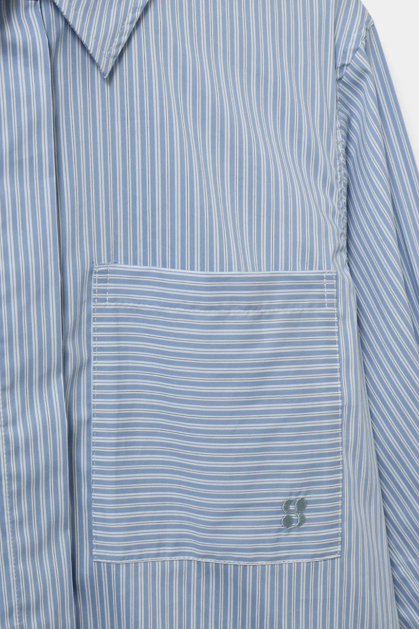 ABBY SHIRT - BLUE STRIPED