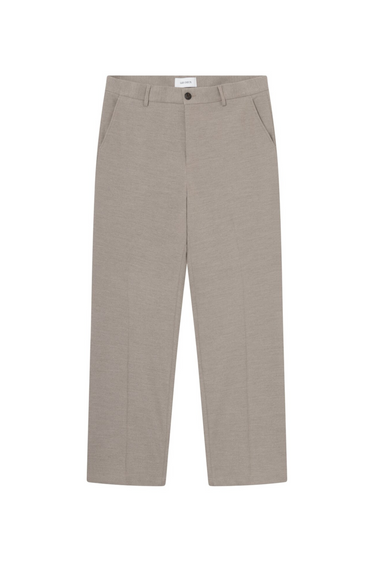 COMO TWILL SLACKS PANTS - LIGHT SAND MELANGE