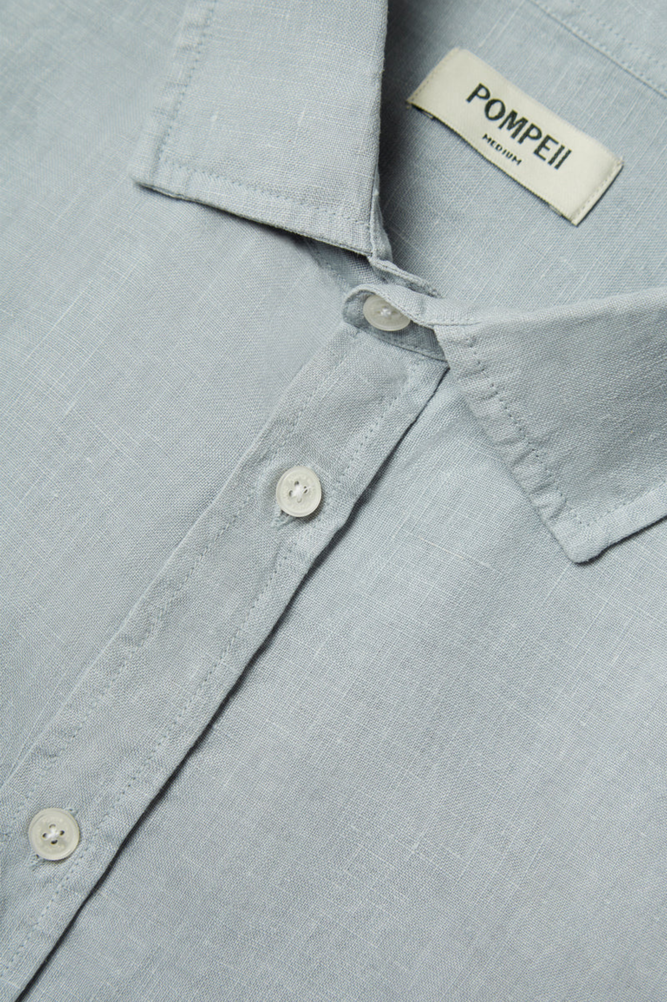 LINEN BOXY SHIRT - LIGHT BLUE