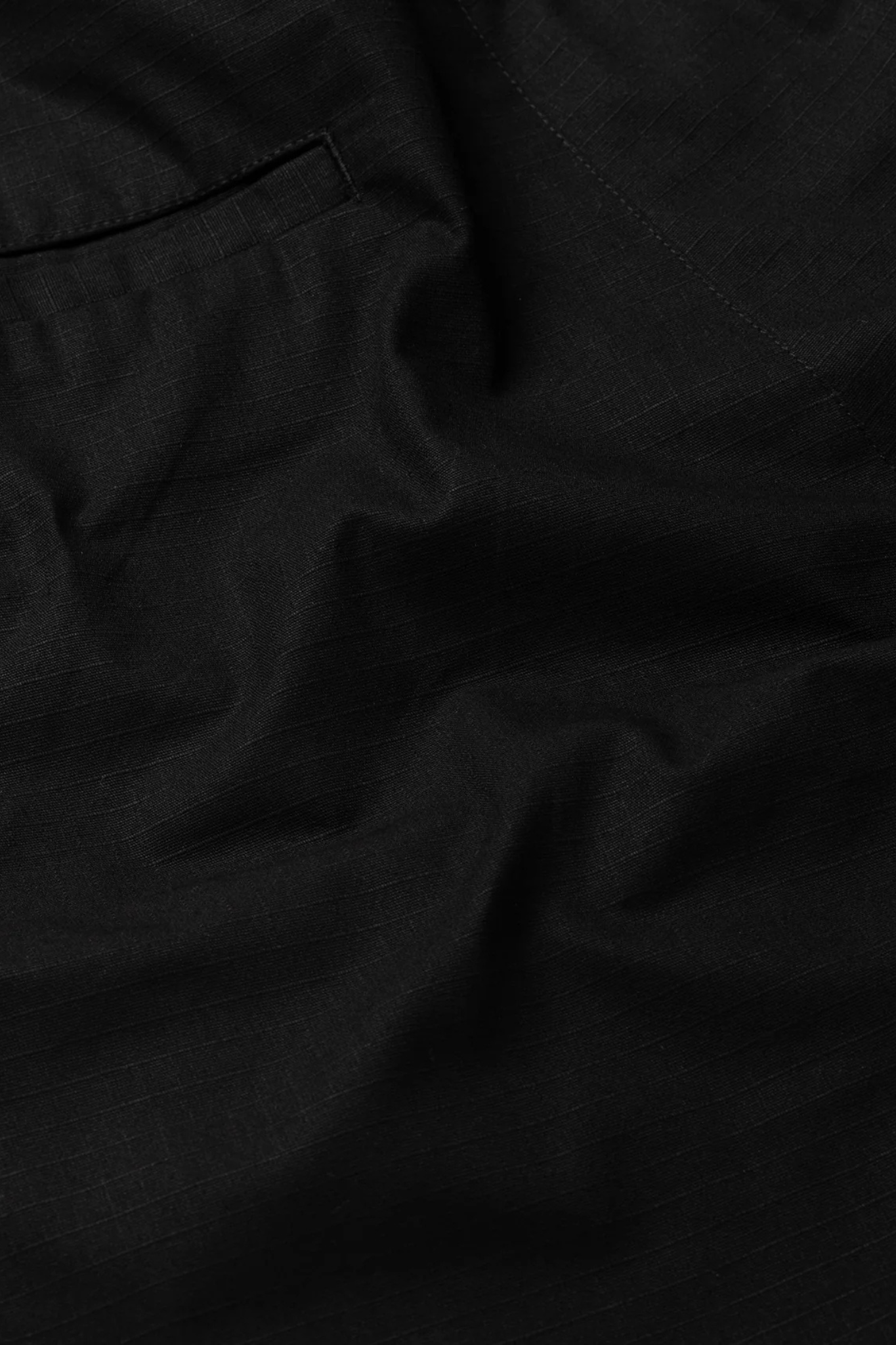 COTTON CARGO SHORTS - BLACK OYSTER