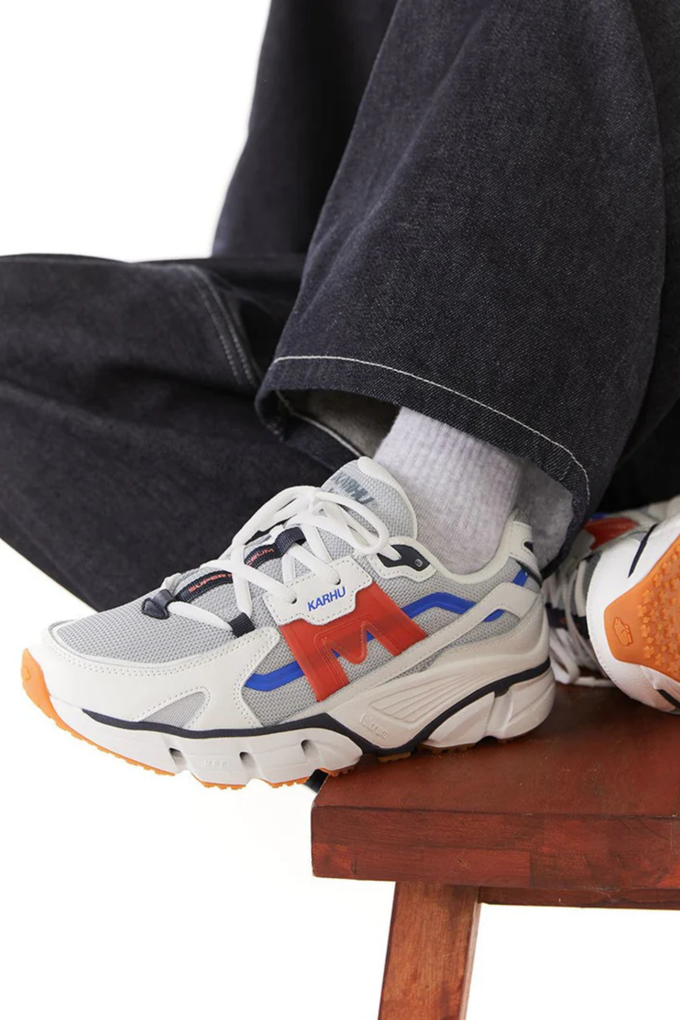 SUPER FULCRUM WOMEN SNEAKERS - PEARL BLUE/NASTURTIUM