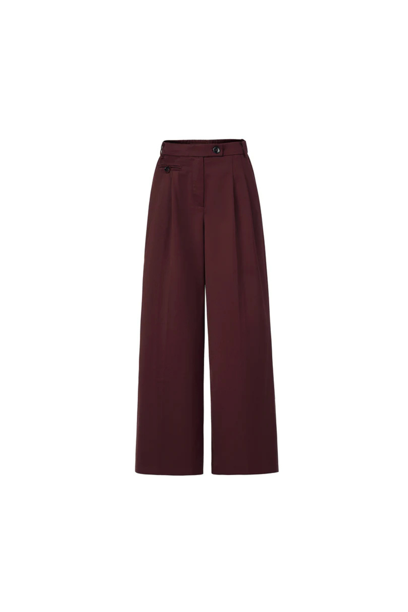 HIBISCUS  PANTS - BORDEAUX