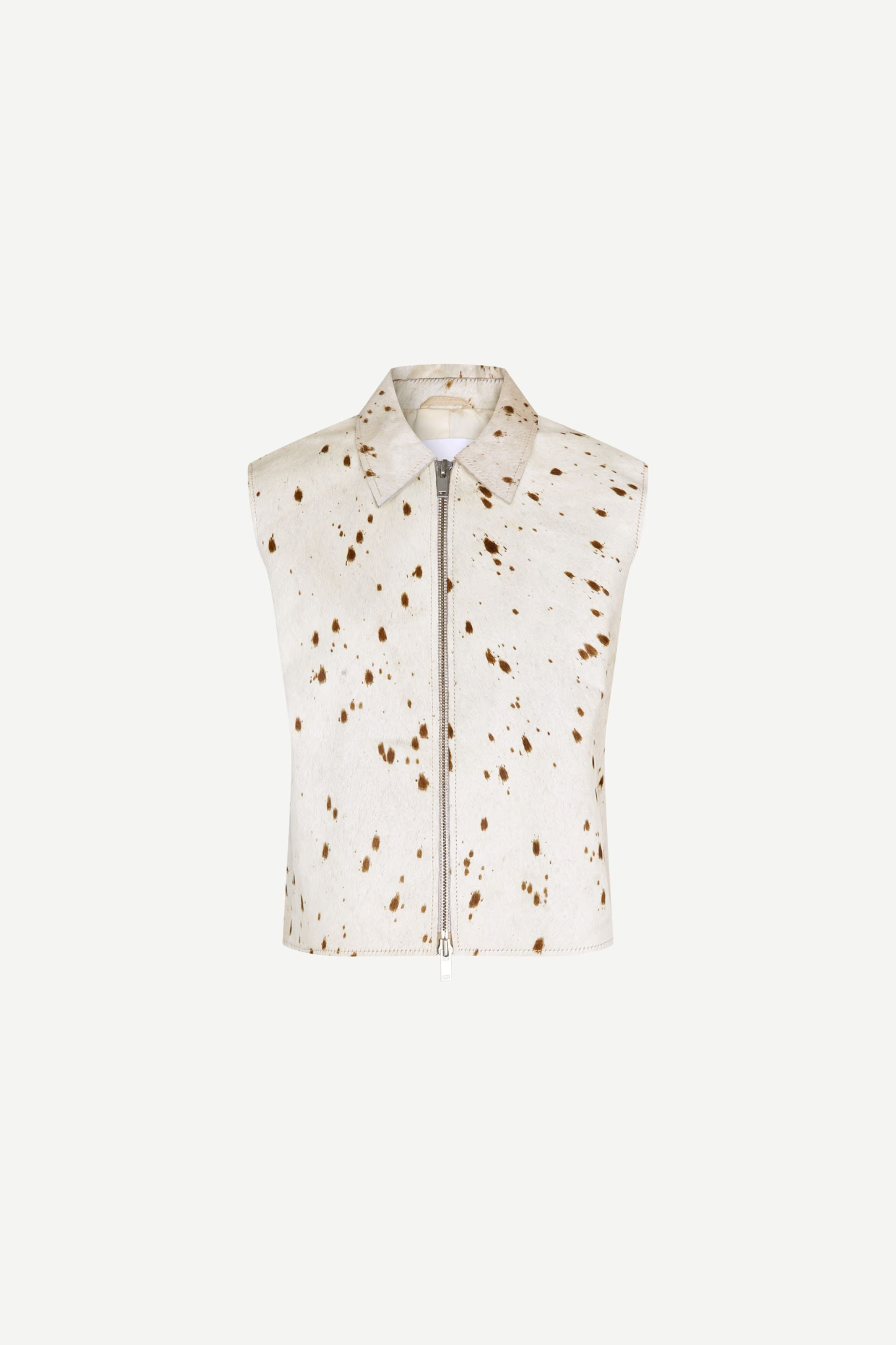 LYLO LEATHER VEST - STRAY DOTT