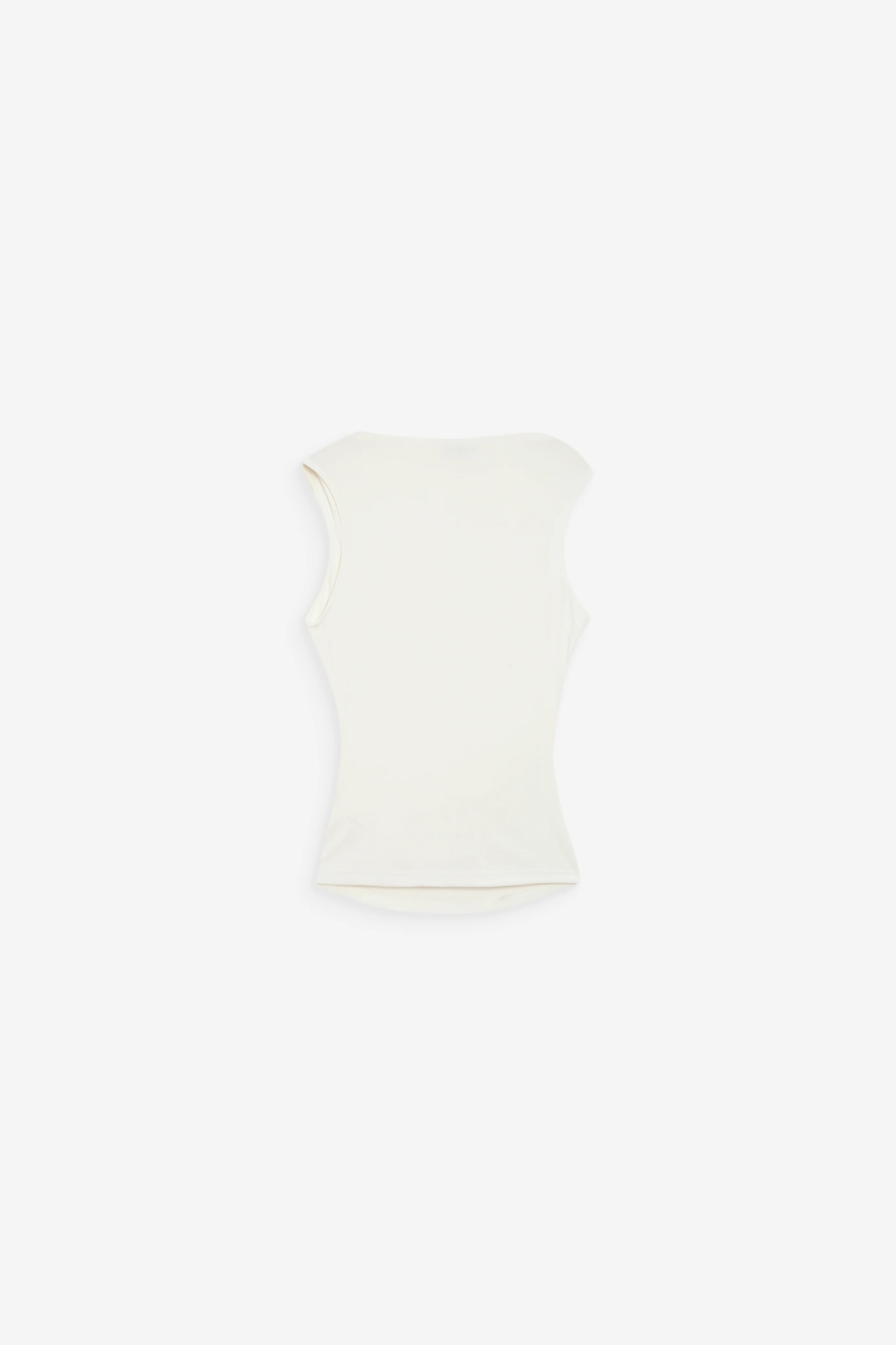 VALLEY SLEEVELESS TOP - IVOIRE