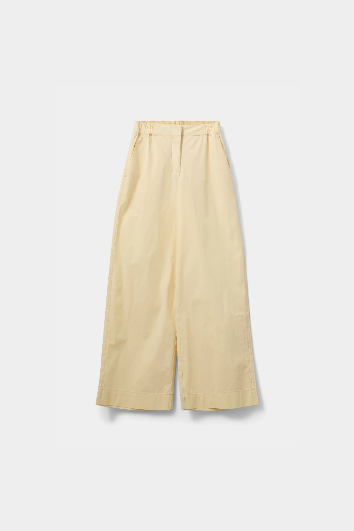 REINE WIDE LEG PANTS - LIGHT YELLOW