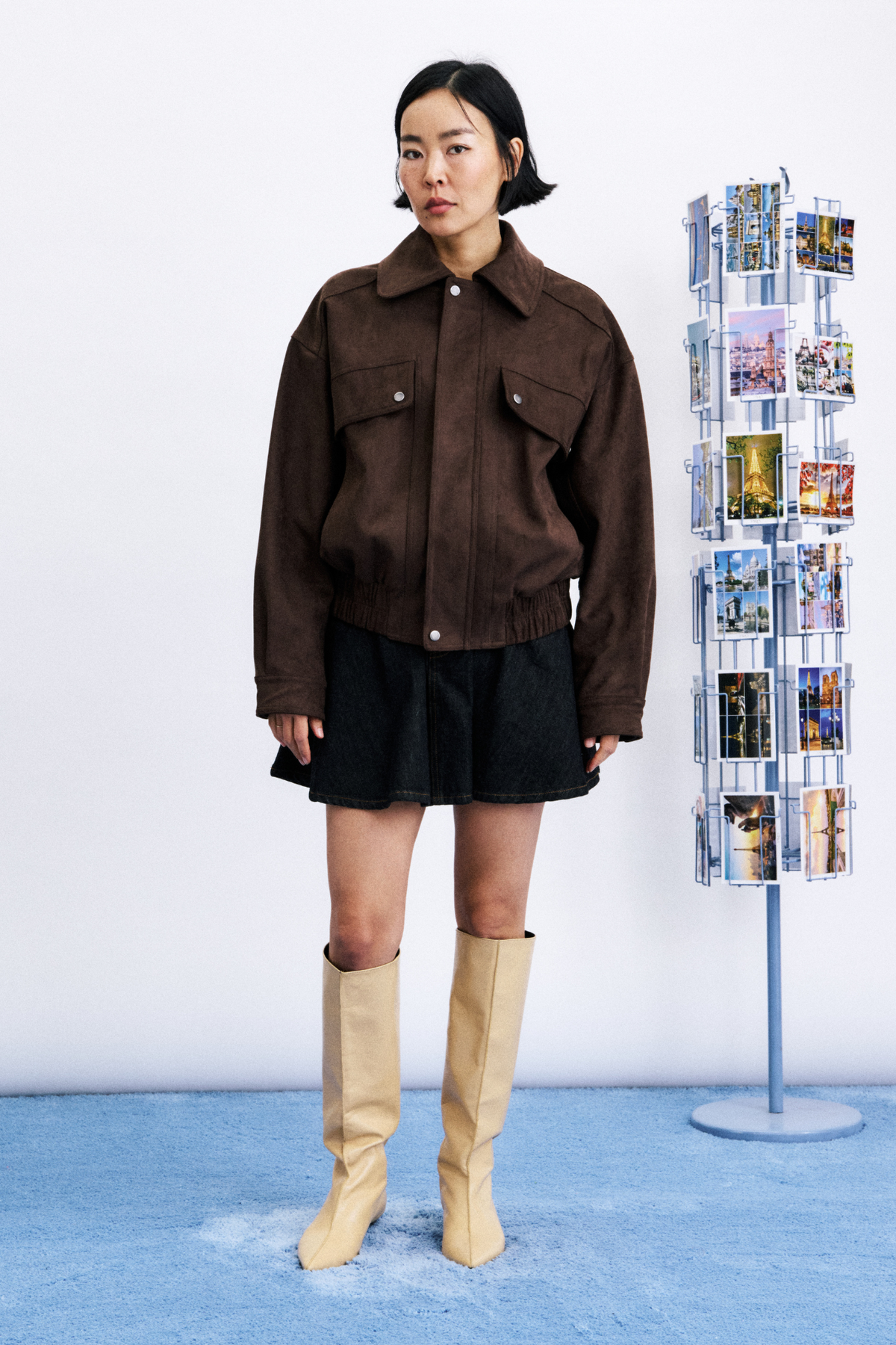 FOXTON VESTE - CHOCOLAT