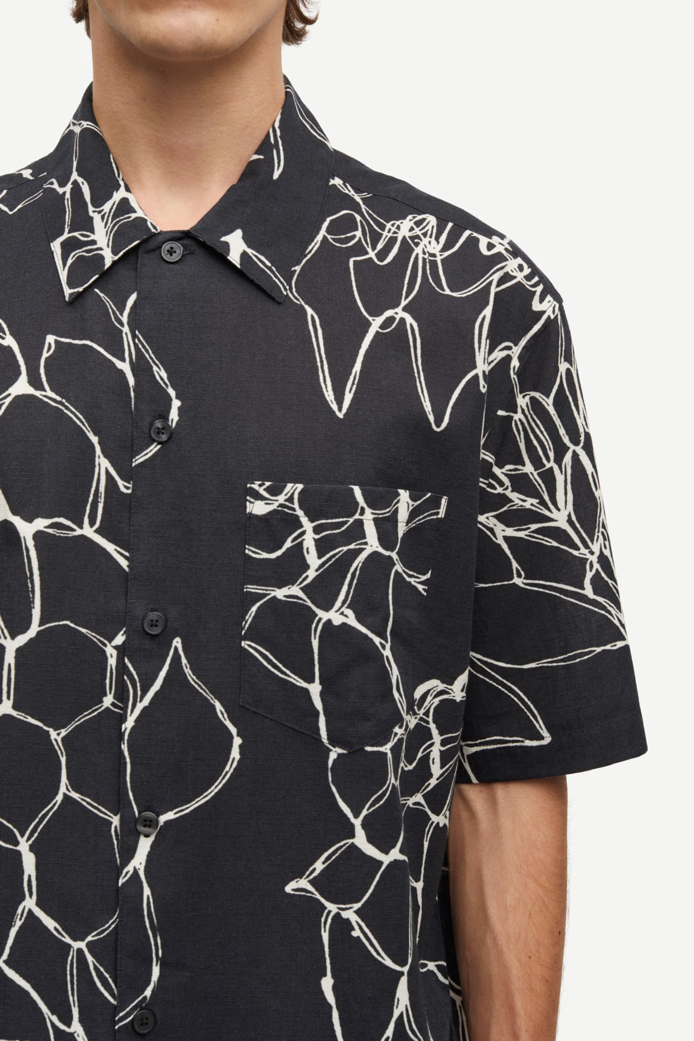 SAAYO P SHIRT 15585 - WIRE PRINT