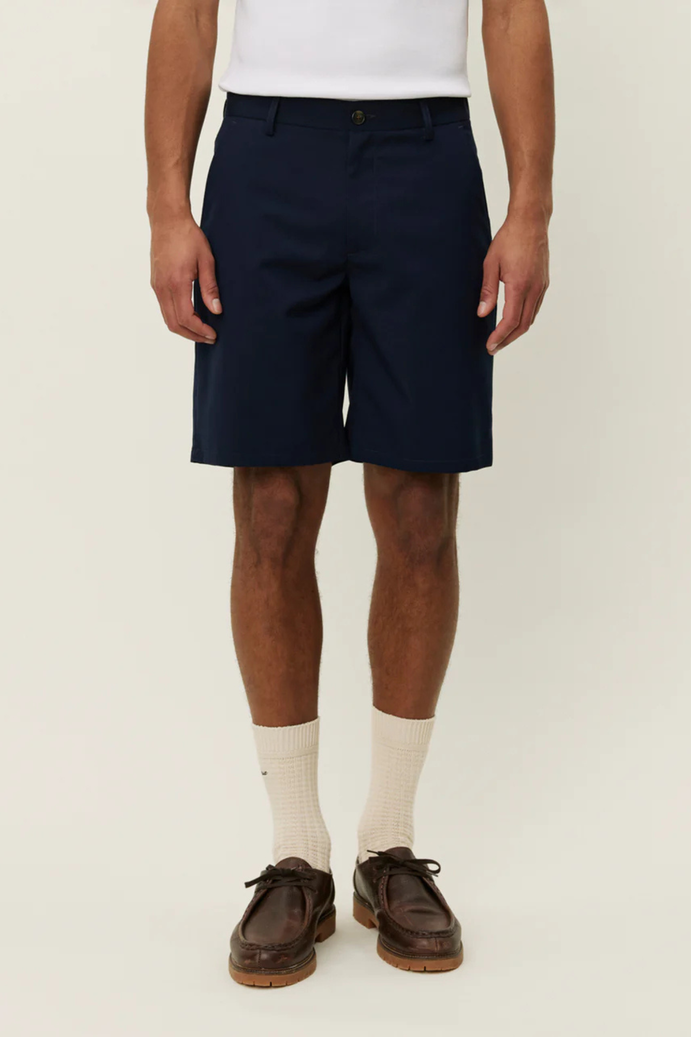 COMO REG SOLID SHORTS - DARK NAVY