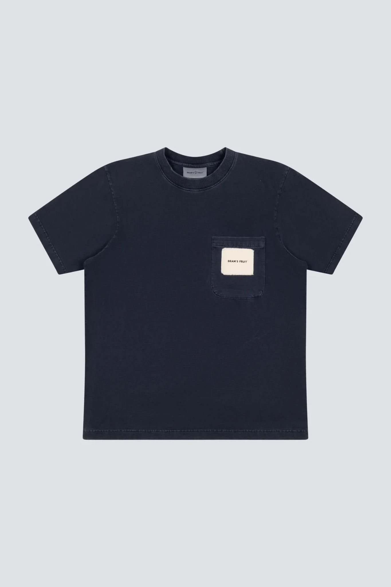 CHEST POCKET T-SHIRT - WASHED MIDNIGHT BLUE