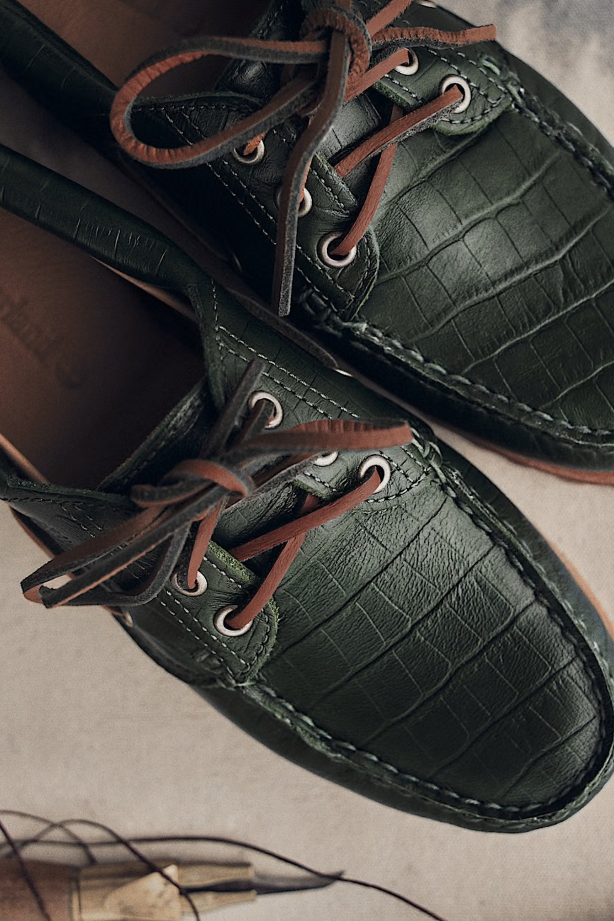 BOAT WOMEN SHOES - DARK GREEN