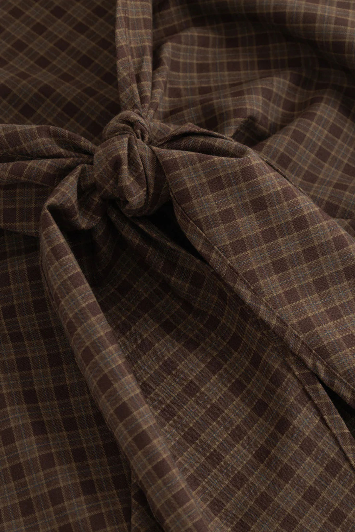 MITTY SKIRT - DEVANA BROWN CHECK