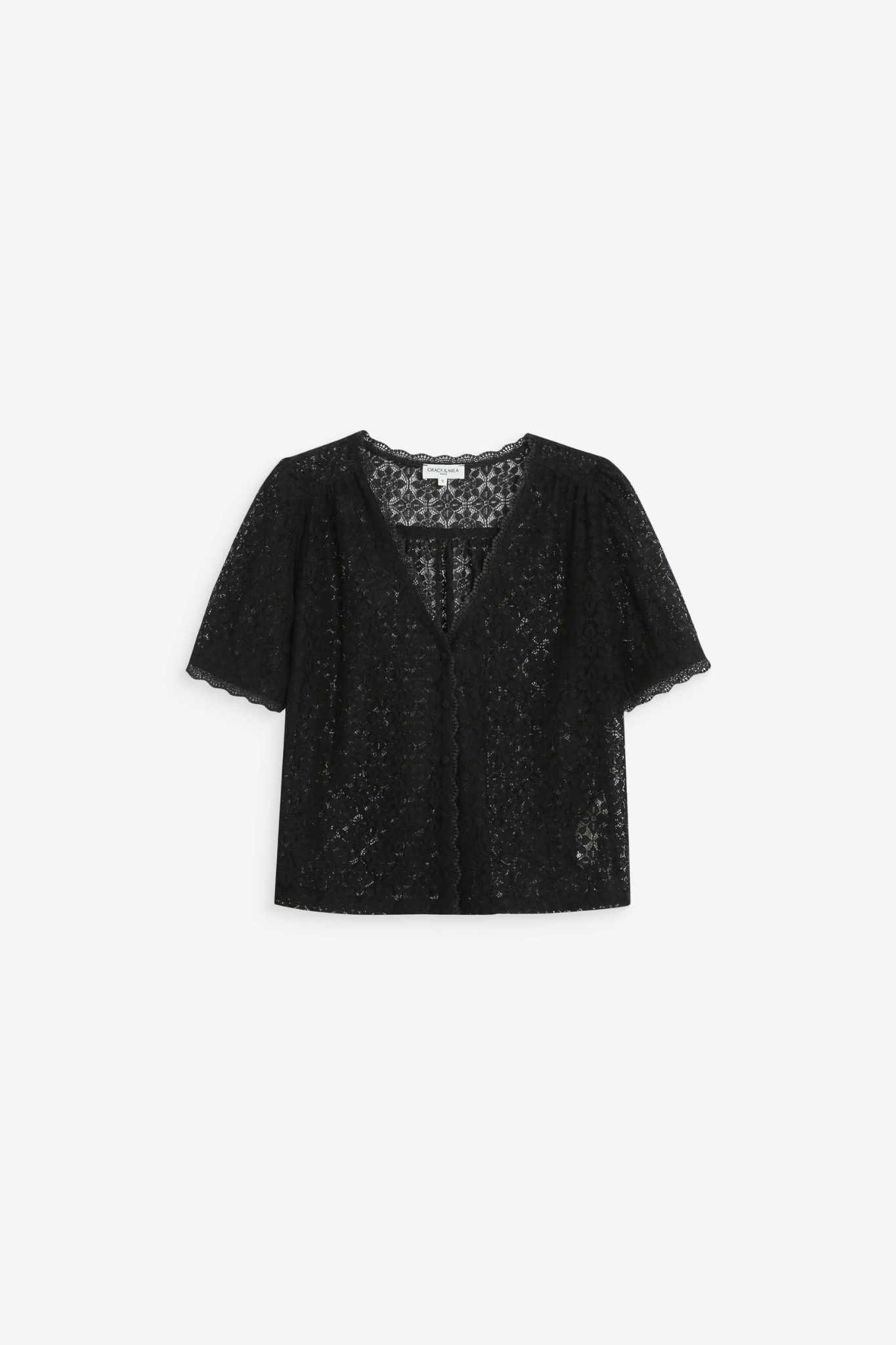VICKY BLOUSE - BLACK