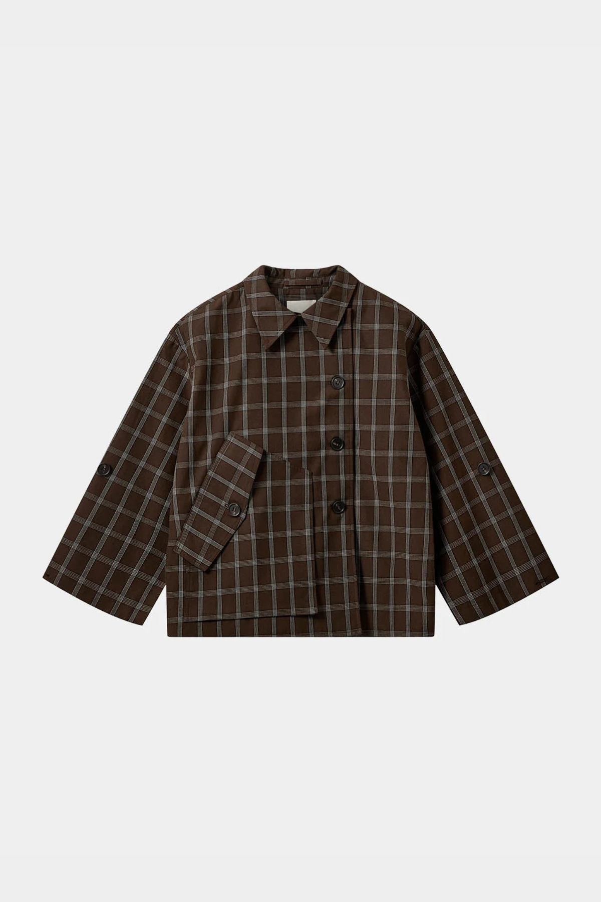 AGATHA JACKET - BROWN CHECK