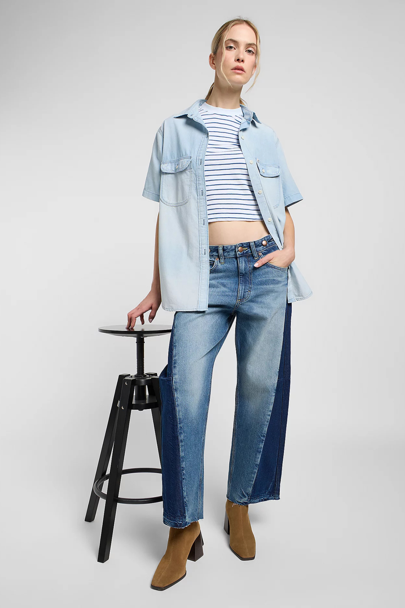 LOOSE RIDER JEANS - BLISSFUL BLUE