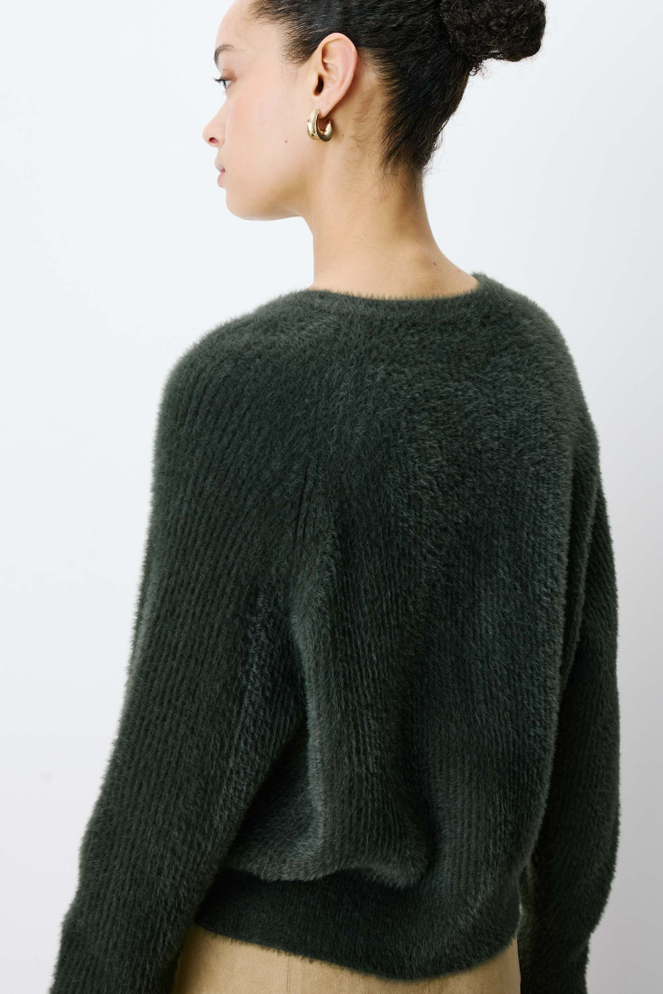 ALERON CARDIGAN - KHAKI